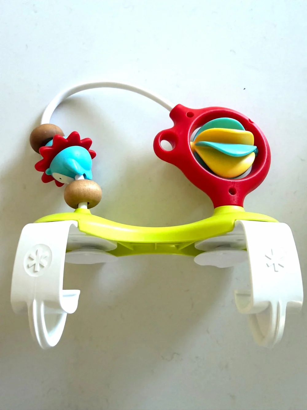 Skip Hop Clip-On Multicolor Baby Activity Toy  Beads, Spinner and Rattle Toys